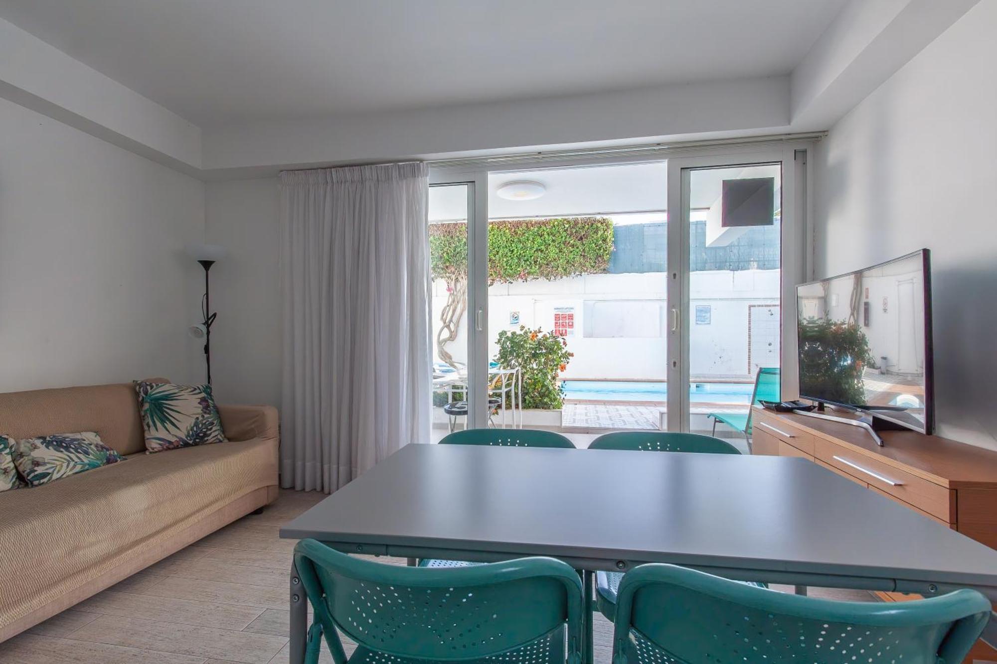 Apartamento Con Terraza Y Piscina En Playa Del Ing Playa del Ingles  Luaran gambar